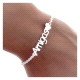Pulsera plata Amigas                                                                                