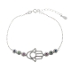 Pulsera plata mano de fátima                                                                        