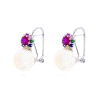 Pendientes plata tu y yo perla                                                                      