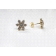 Pendientes Oro 18 kl Flor                                                                           