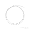 Pulsera plata de ley                                                                                