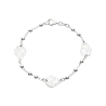 Pulsera plata bolitas                                                                               