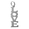 COLGANTE PLATA LOVE                                                                                 