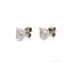 Pendientes plata de ley Puma