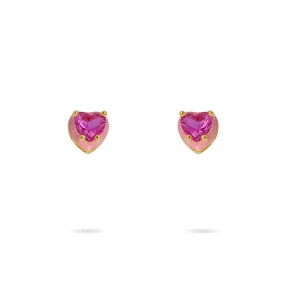 Pendientes Anartxy Corazón Esmaltado                                                                