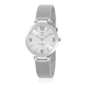 Reloj Mujer Plateado Marea