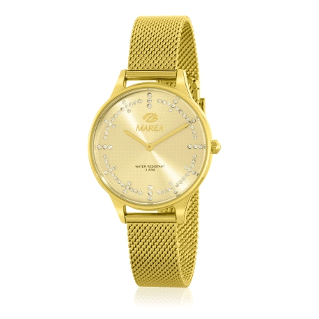 Reloj Mujer Marea Dorando, brillantes Esfera                                                        