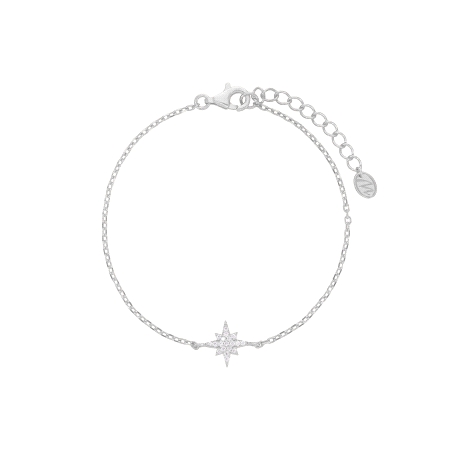 Pulsera Marea Plata estrella.                                                                       