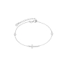 Pulsera Marea Plata Cruz