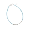 Pulsera Plata Piedras Color