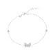 Pulsera Plata Rodio Mariposa                                                                        