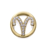MOTIVO ACERO IP DORADO CIRC ARIES SRA FN                                                            