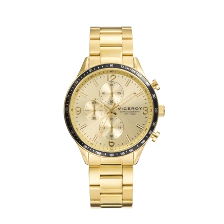 CRONO ACERO IP DORADO BRAZALETE SR VA                                                               
