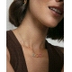 COLLAR PLATA DE LEY BAÑO ORO CIRC SRA JEWELS                                                        