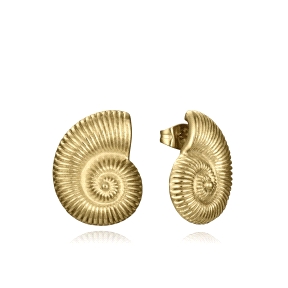 PEND ACERO IP DORADO CARACOL MAR SRA FASHION                                                        