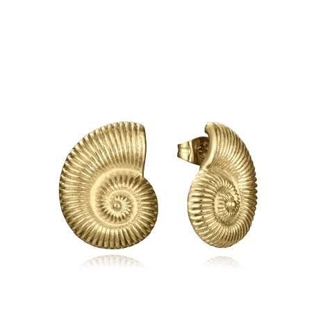 PEND ACERO IP DORADO CARACOL MAR SRA FASHION                                                        