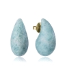 PEND ACERO IP DORADO PIEDRA NAT SRA FASHION                                                         