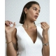 COLLAR ACERO IP DORADO Y MADRE PERLA SRA FSN                                                        