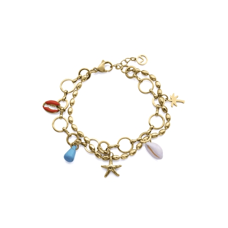 PULS ACERO IP DORADO CONCHA SRA FASHION                                                             