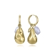 PEND ACERO IP DORADO PERLA NAT SRA FASHION                                                          