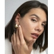 PEND ACERO IP DORADO VOLUMEN SRA FASHION                                                            