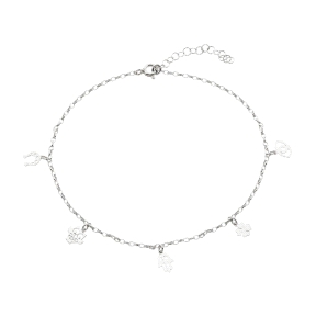 TOBILLERA PLATA SUERTE                                                                              