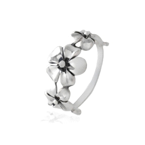 Sortija Plata Flores                                                                                