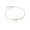 Pulsera Plata Rodiada Libélula Bicolor                                                              