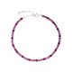 Pulsera Plata Rodio Circonitas Color                                                                