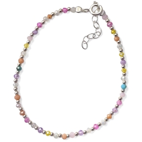Pulsera piedra color bolas                                                                          