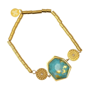 PULSERA ACERO Pulsera color cristal                                                                 