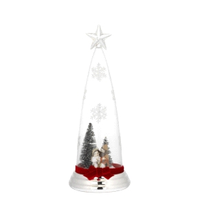 ARBOL NAVIDAD CRISTAL PESEBRE INTERIOR LED 12X28                                                    