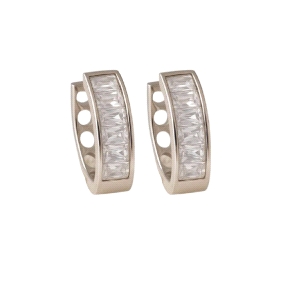 PENDIENTE PLATA AROS                                                                                