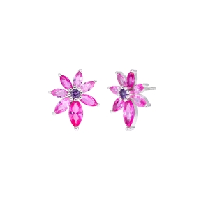 Pendientes Marea Flor Rosa                                                                          