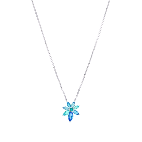 Gargantilla Marea flor Azul                                                                         