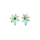 Pendientes Marea Flor Verde                                                                         