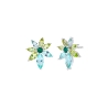 Pendientes Marea Flor Verde                                                                         
