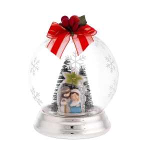 PESEBRE CRISTAL LUZ LED 12CMS                                                                       