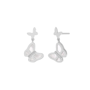 Pendientes Marea Mariposa Nacar                                                                     
