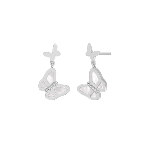 Pendientes Marea Mariposa Nacar                                                                     