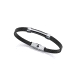 PULS ACERO IP NEGRO PIEL NEGRA SR FASHION                                                           