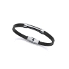 PULS ACERO IP NEGRO PIEL NEGRA SR FASHION                                                           