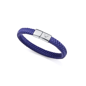 PULS ACERO Y PIEL AZUL SR FASHION                                                                   