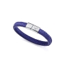 PULS ACERO Y PIEL AZUL SR FASHION                                                                   