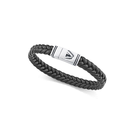 PULS ACERO Y PIEL NEGRA ESMALTE SR FASHION                                                          