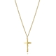 COLLAR ACERO IP DORADO CRUZ SR FASHION                                                              