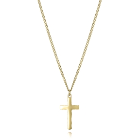 COLLAR ACERO IP DORADO CRUZ SR FASHION                                                              