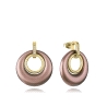 PEND ACERO IP MARRON Y DORADO CIRC SRA FSHN                                                         