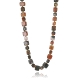COLLAR ACERO IP DORADO PIEDR NAT SRA FASHION                                                        