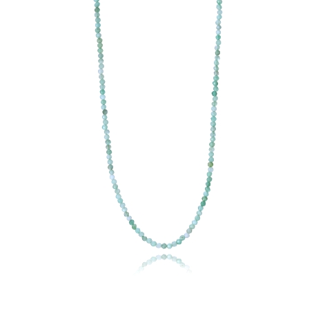 COLLAR ACERO IP DORADO PIEDRA NAT SRA FSHN                                                          